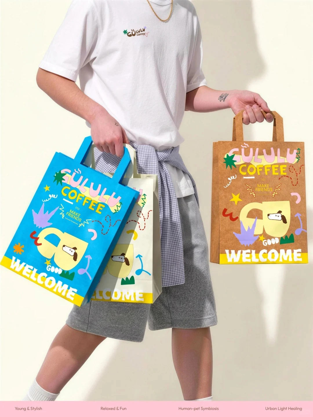 自由感插画呈现舒适氛围｜宠物咖啡品牌设计_10_NiiceDesign尼斯品牌设计_来自小红书网页版