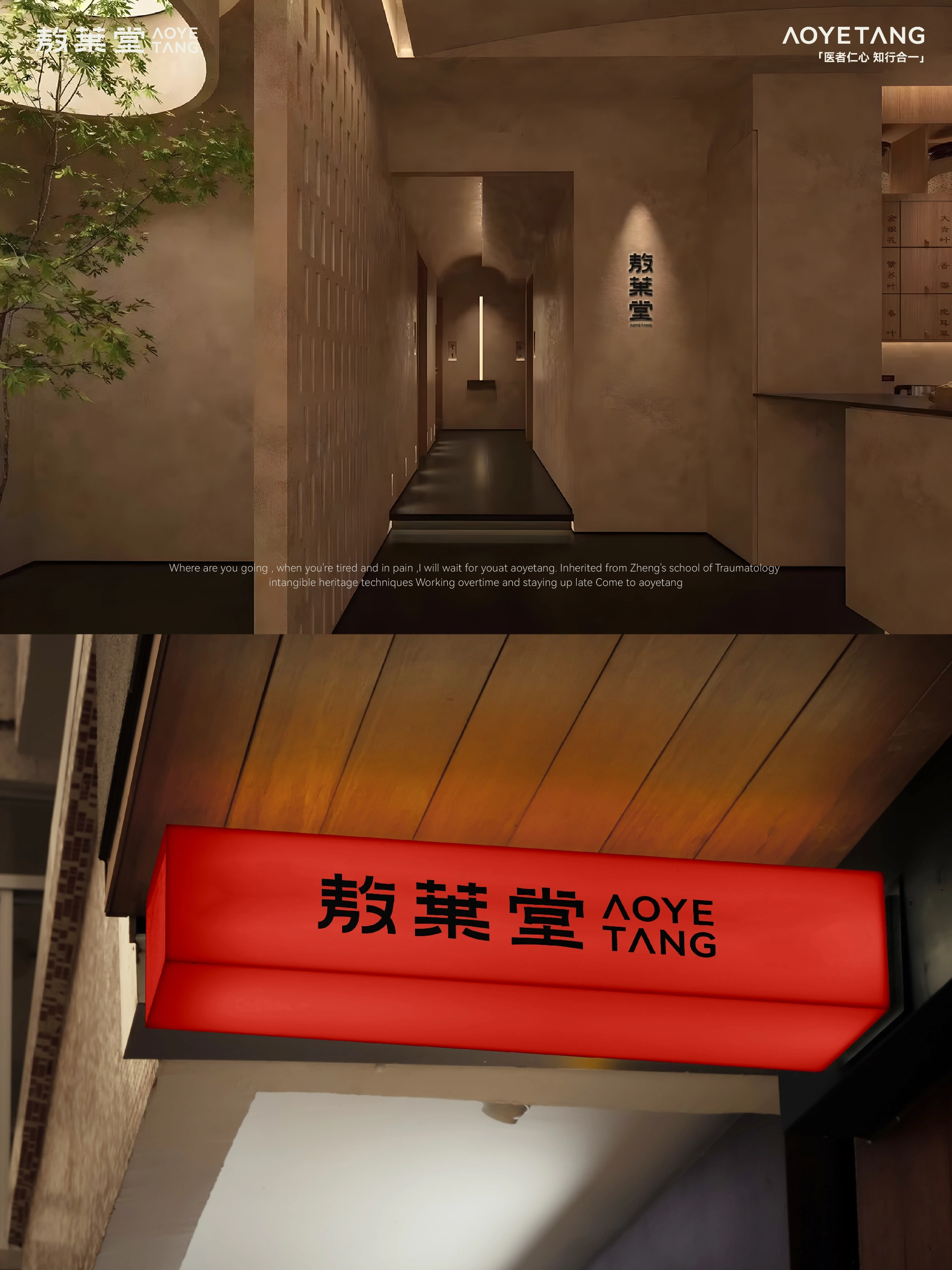 敖叶堂丨中医养生推拿馆vi设计